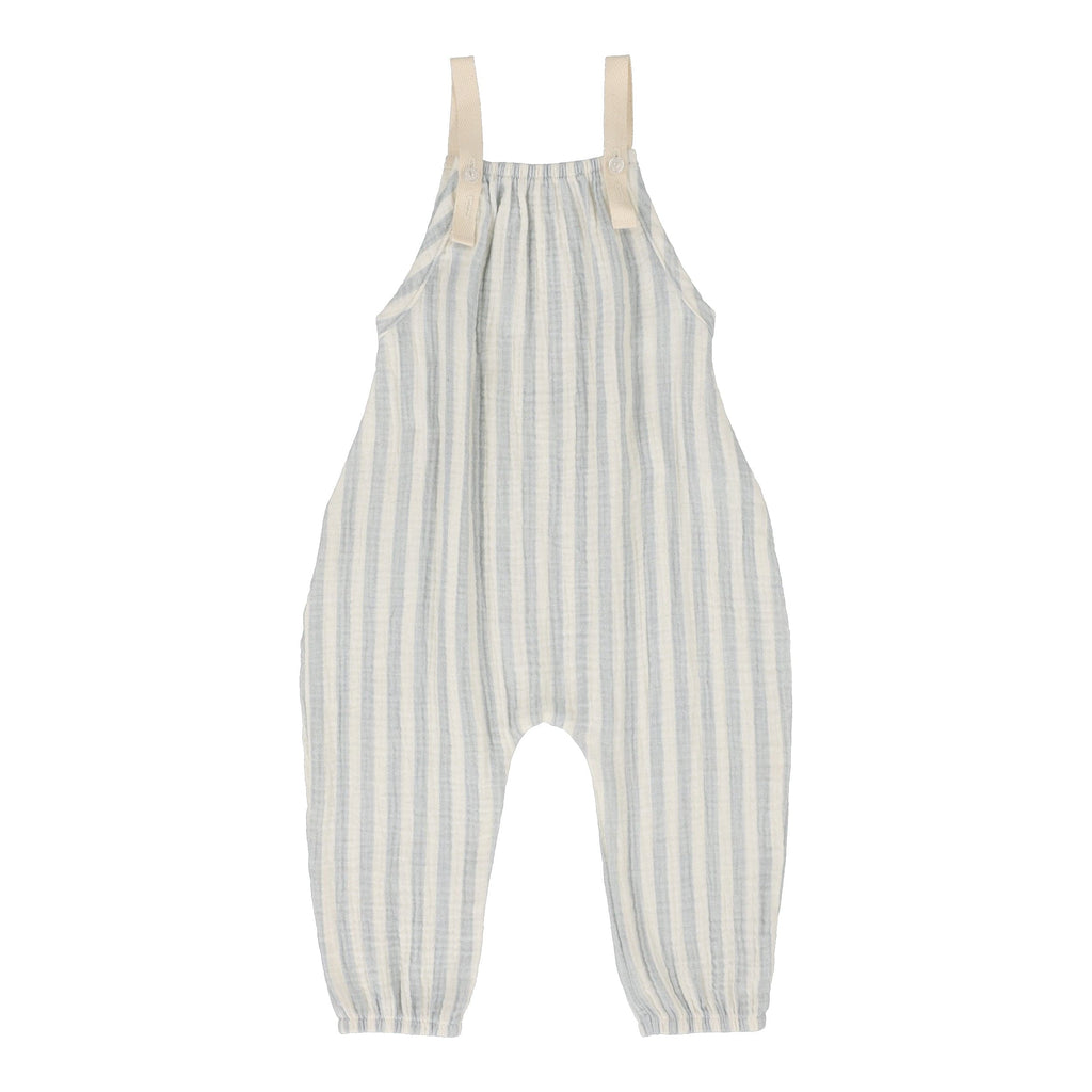 Lil Legs Romper Jellybeanzkids Lil Legs Long Bubble Romper-Blue Stripe