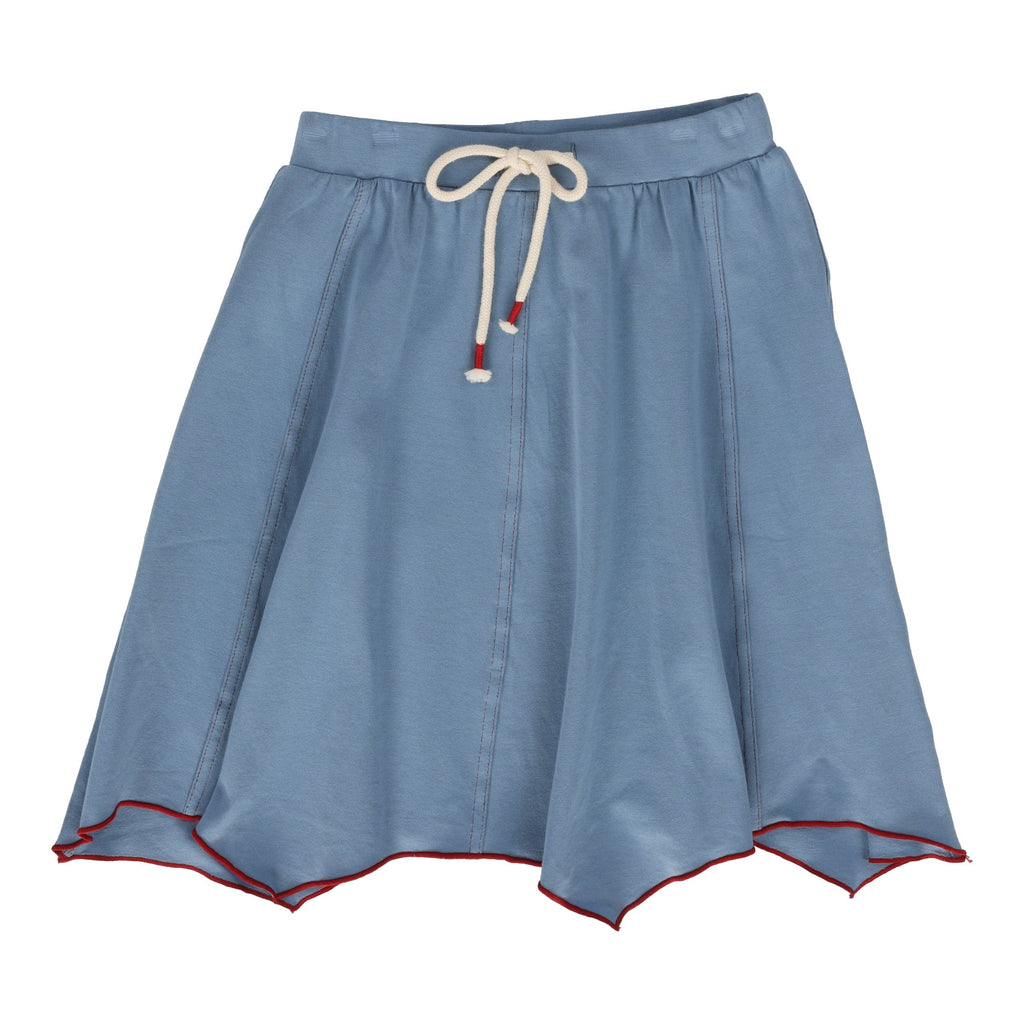 Lil Legs Skirt Jellybeanzkids Lil Legs Asymmetrical Skirt-Blue