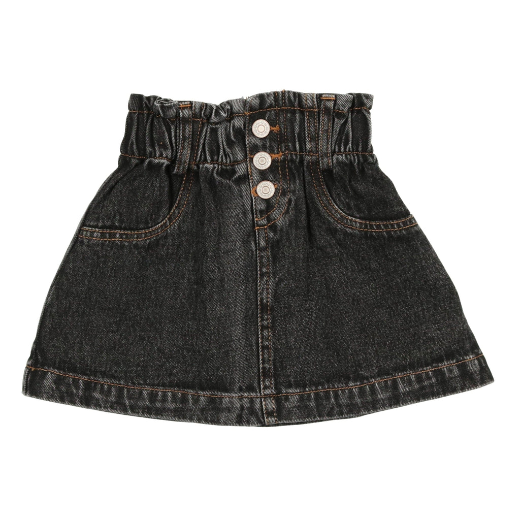 Lil Legs Skirt Jellybeanzkids Lil Legs Paperbag Skirt-Black Denim