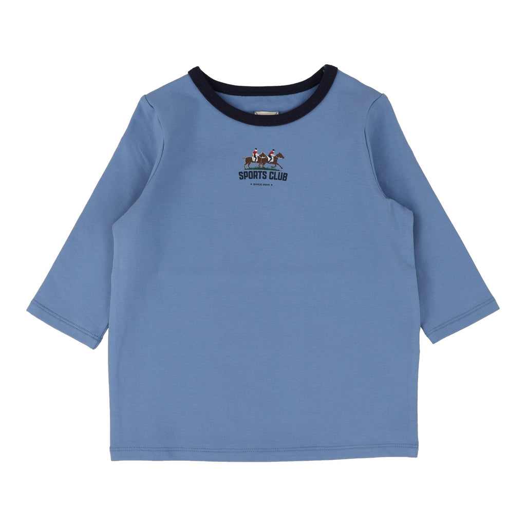 Lil Legs T-shirt Jellybeanzkids Lil Legs Girls Long Sleeves Sports Tee - Light Blue