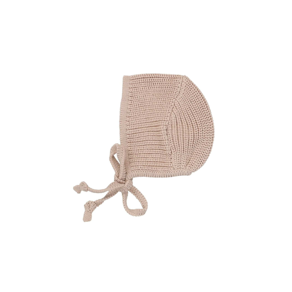 Lilette by Lil Legs Accessories Jellybeanzkids Lilette Chunky Knit Bonnet-Blush