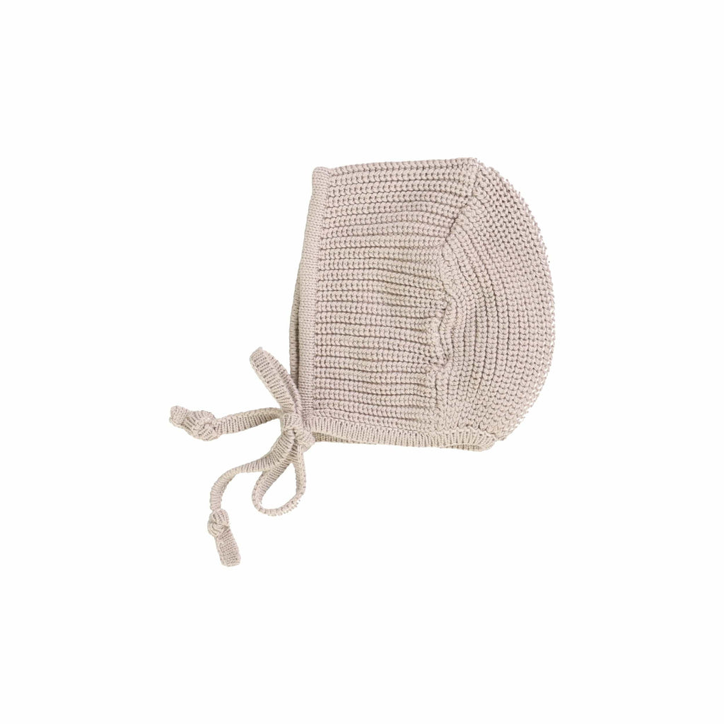 Lilette by Lil Legs Accessories Jellybeanzkids Lilette Chunky Knit Bonnet-Oat