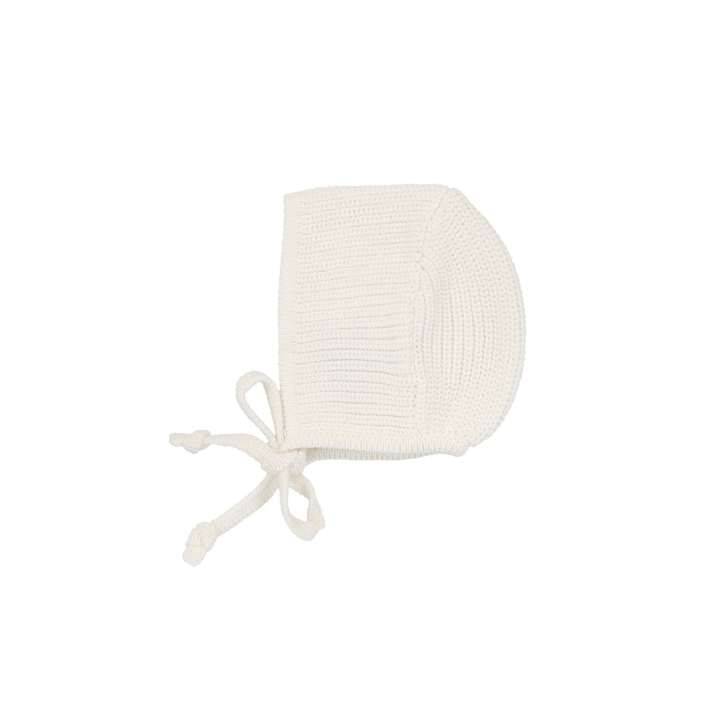 Lilette by Lil Legs Accessories Jellybeanzkids Lilette Chunky Knit Bonnet-Winter White