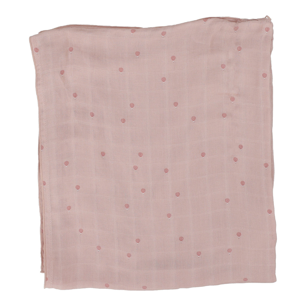 Lilette by Lil Legs accessories Jellybeanzkids Lilette All Over Hot Air Balloon Swaddle- Peach One Size