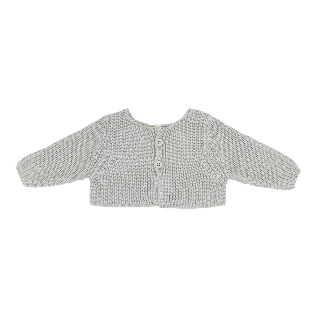 Lilette by Lil Legs Cardigan Jellybeanzkids Lilette Chunky Knit Shrug- Powder Blue