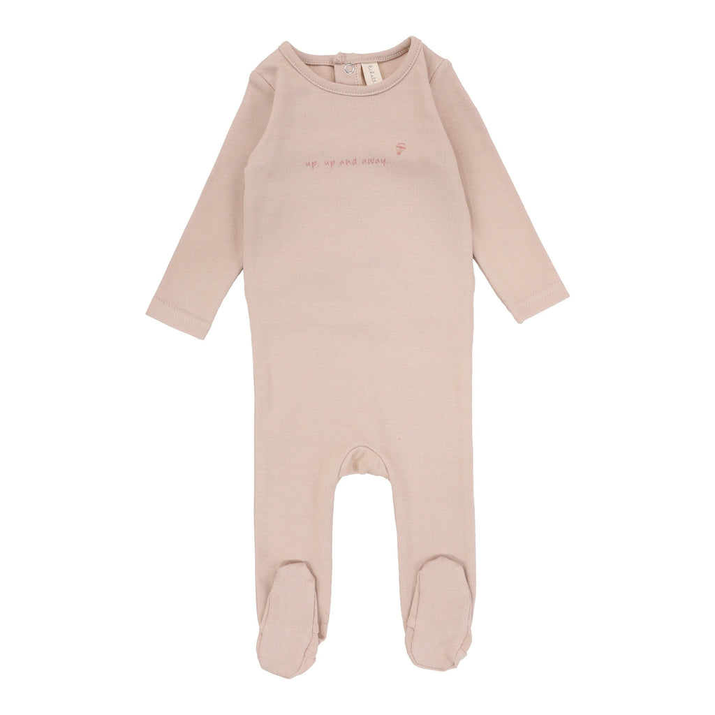 Lilette by Lil Legs Footie Jellybeanzkids Lilette Up Up And Away Footie-Roseberry