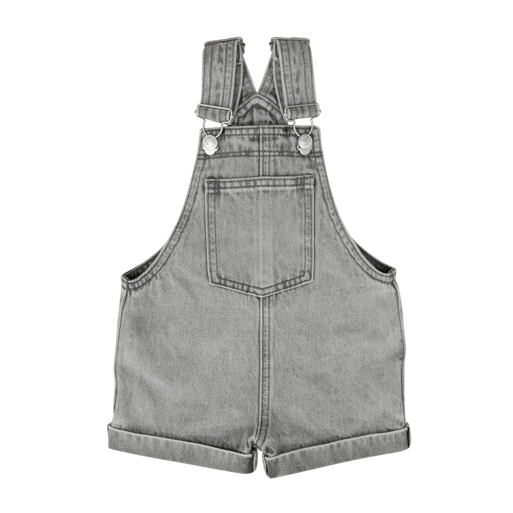 Little Parni bloomer Jellybeanzkids Little Parni Denim Boys Overalls- Grey Denim