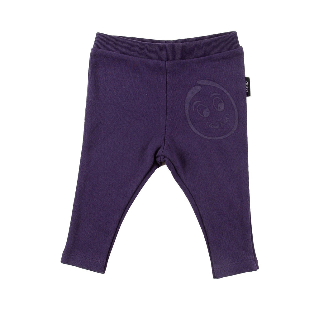 Loud Leggings Jellybeanzkids Loud Eyes Leggings- Purple indigo/Grape