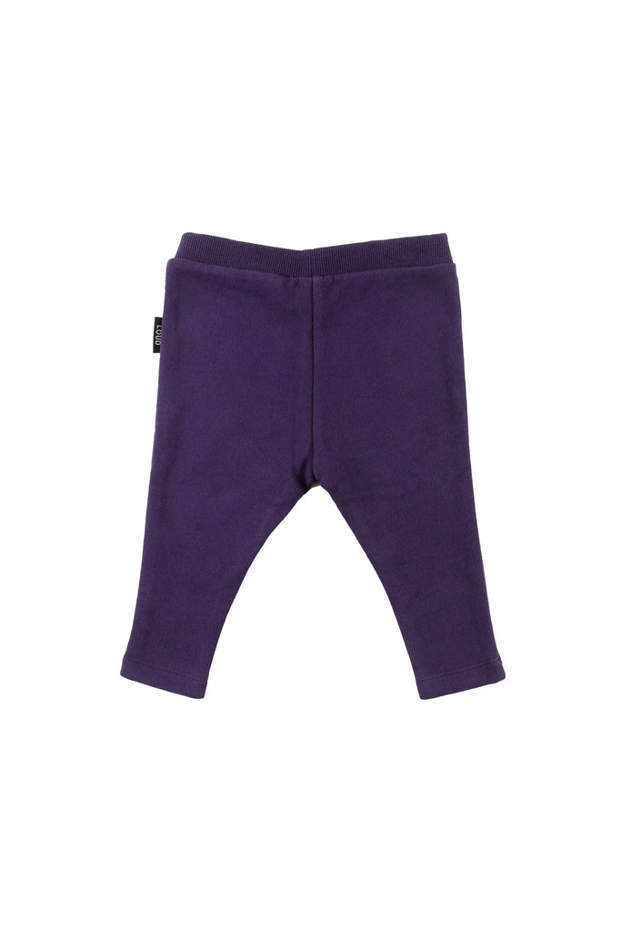 Loud Leggings Jellybeanzkids Loud Eyes Leggings- Purple indigo/Grape