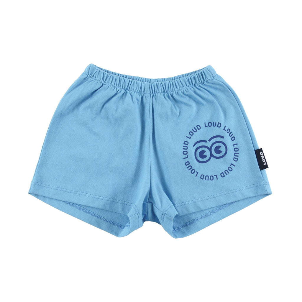 Loud Shorts Jellybeanzkids Loud Baby Shorts-Cyan Blue