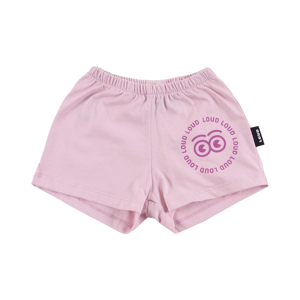 Loud Shorts Jellybeanzkids Loud Baby Shorts-Soft Pink