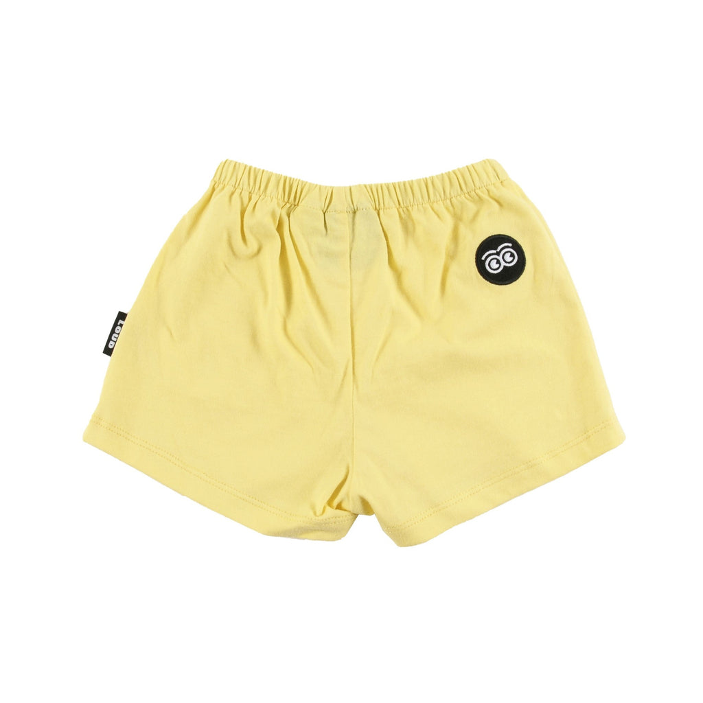 Loud Shorts Jellybeanzkids Loud Baby Shorts-Yellow