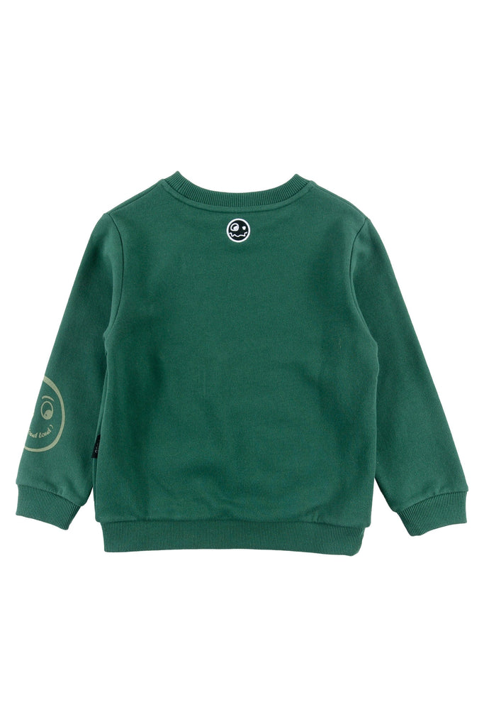 Loud Sweater Jellybeanzkids Loud Loud Eyes Sweater-Dark Green/Sage