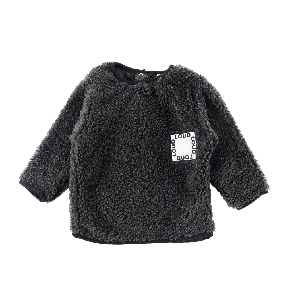 Loud Sweater Jellybeanzkids Loud Patch Baby Sweater-Antracite