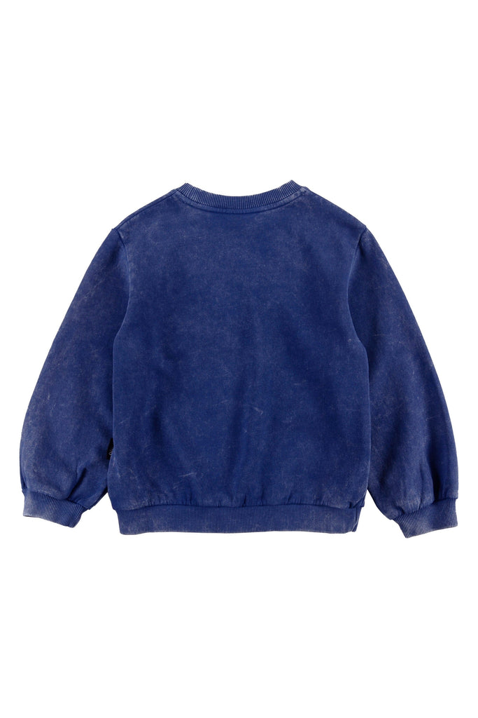 Loud Sweater Jellybeanzkids Loud Patch Sweater-Blue