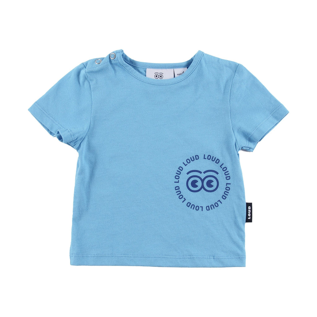 Loud T-shirt Jellybeanzkids Loud Regular Fit T-Shirt-Cyan Blue