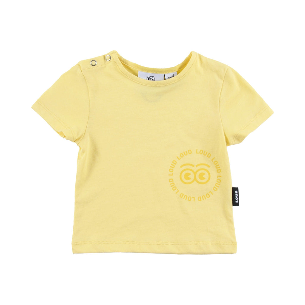 Loud T-shirt Jellybeanzkids Loud Regular Fit T-Shirt-Yellow