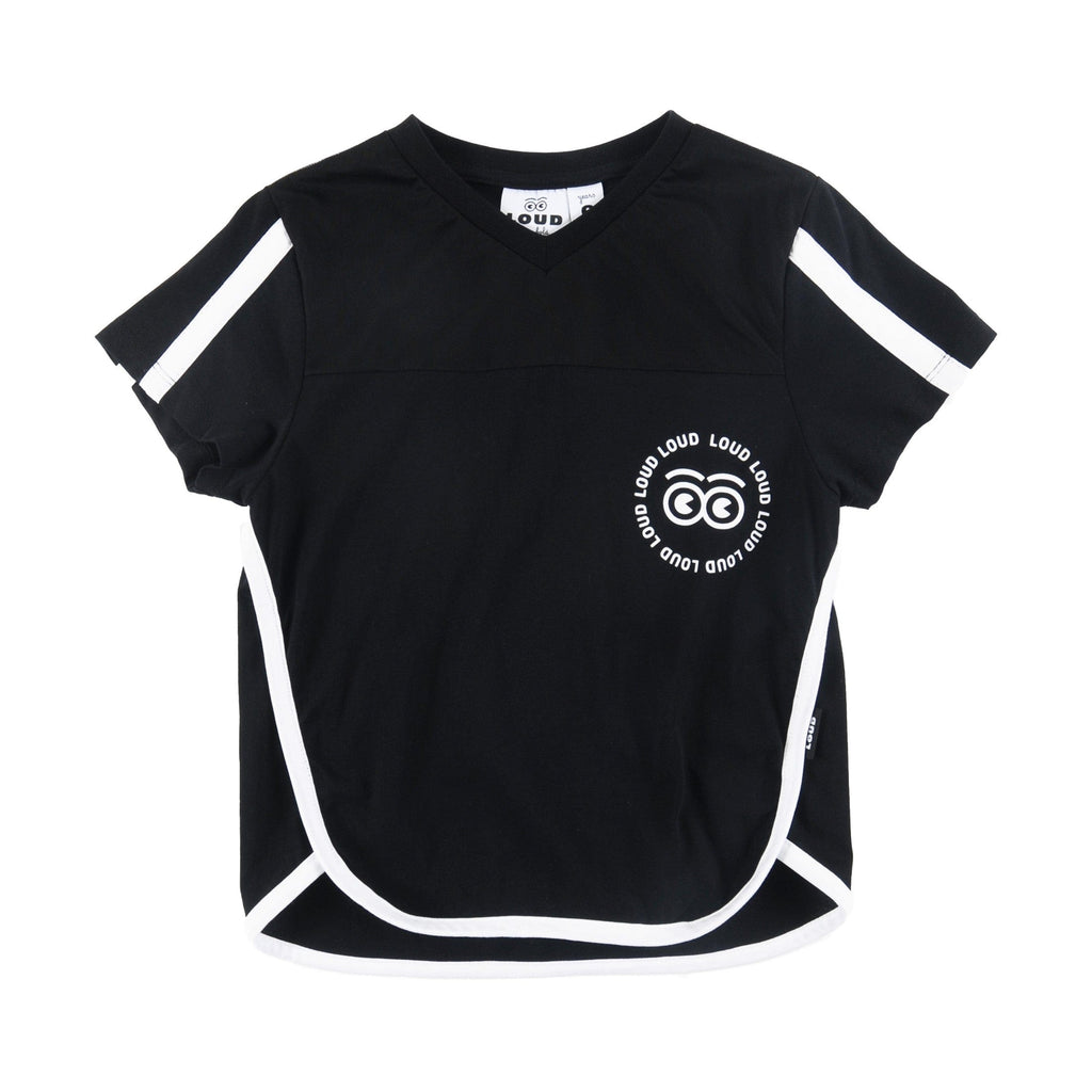 Loud T-shirt Jellybeanzkids Loud Relaxed Fit T-Shirt-Black