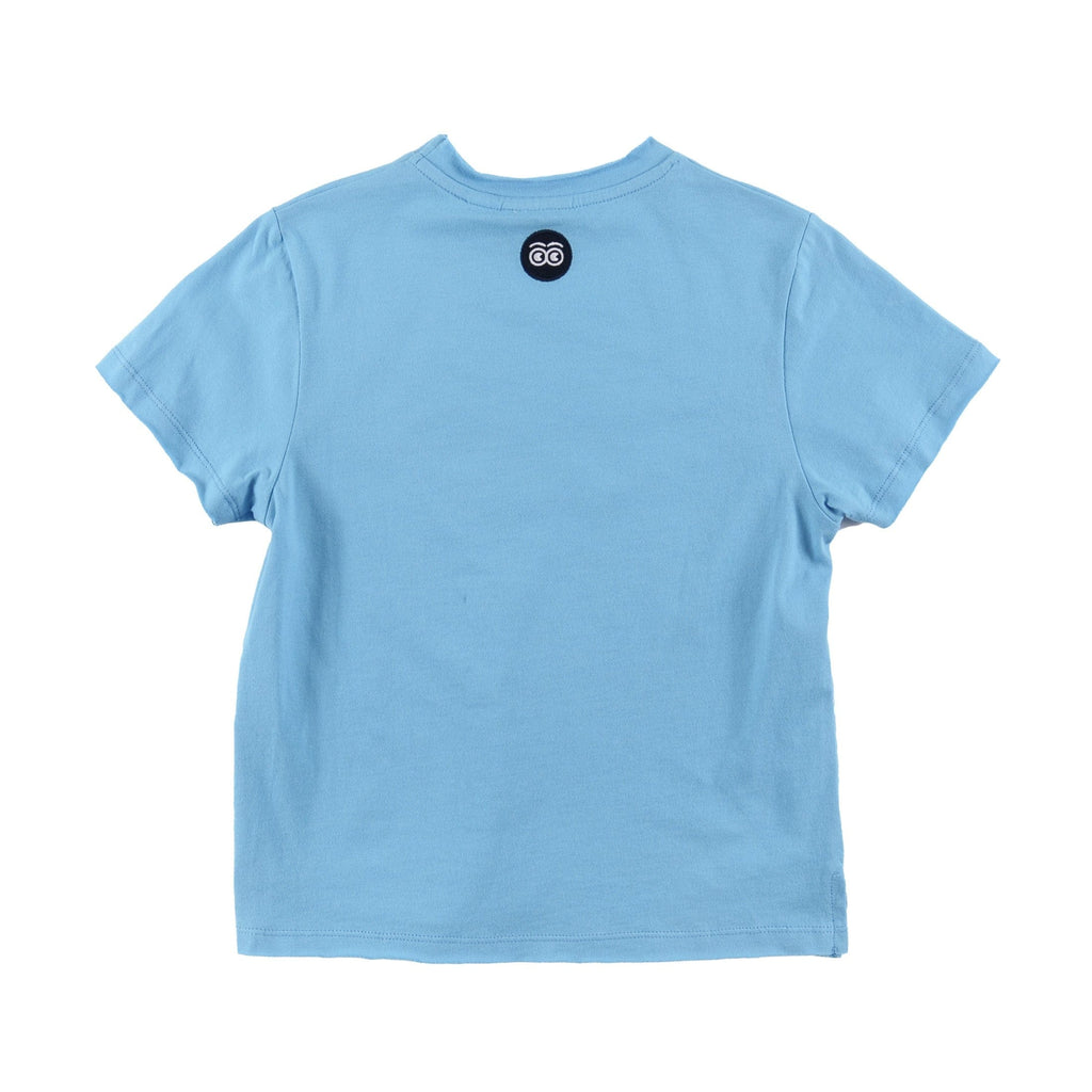 Loud T-shirt Jellybeanzkids Loud Relaxed Fit T-Shirt-Cyan Blue