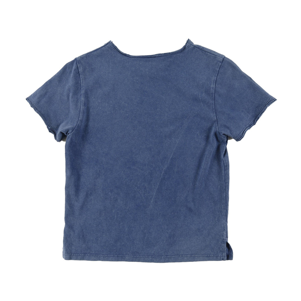 Loud T-shirt Jellybeanzkids Loud Relaxed Fit T-Shirt-Navy Marble Dye