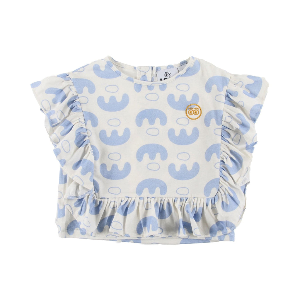 Loud Top Jellybeanzkids Loud Ruffles Top-Abstract Boat