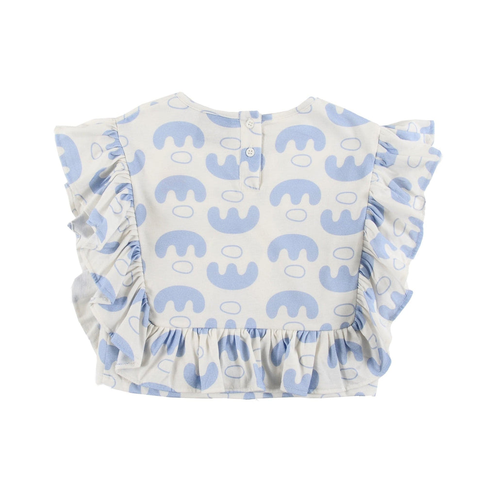 Loud Top Jellybeanzkids Loud Ruffles Top-Abstract Boat