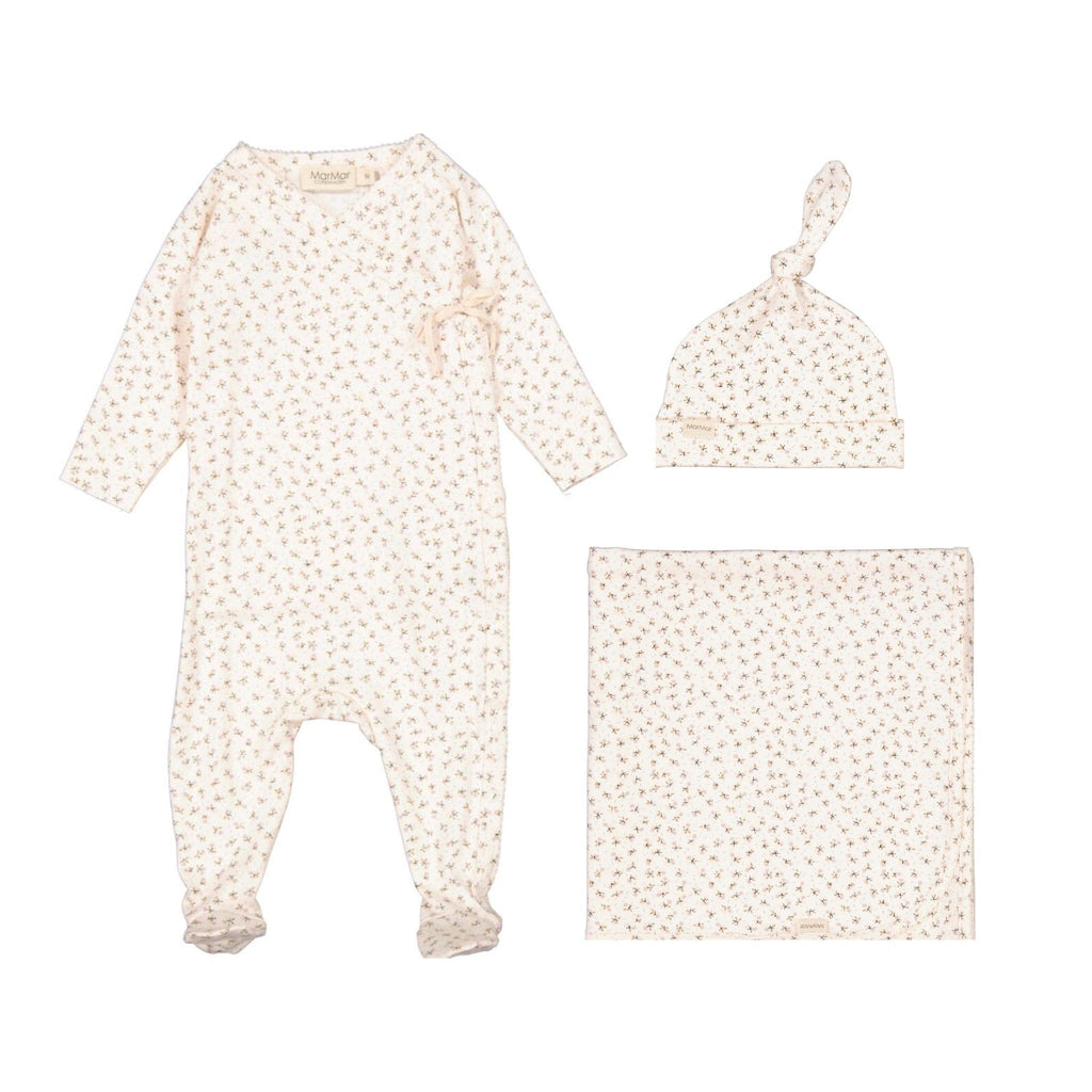 MarMar Copenhagen jacket Jellybeanzkids Marmar Modal Smooth Print Footie Set-Petite Fleurs