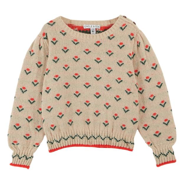 Emile Et Ida Floral Sweater