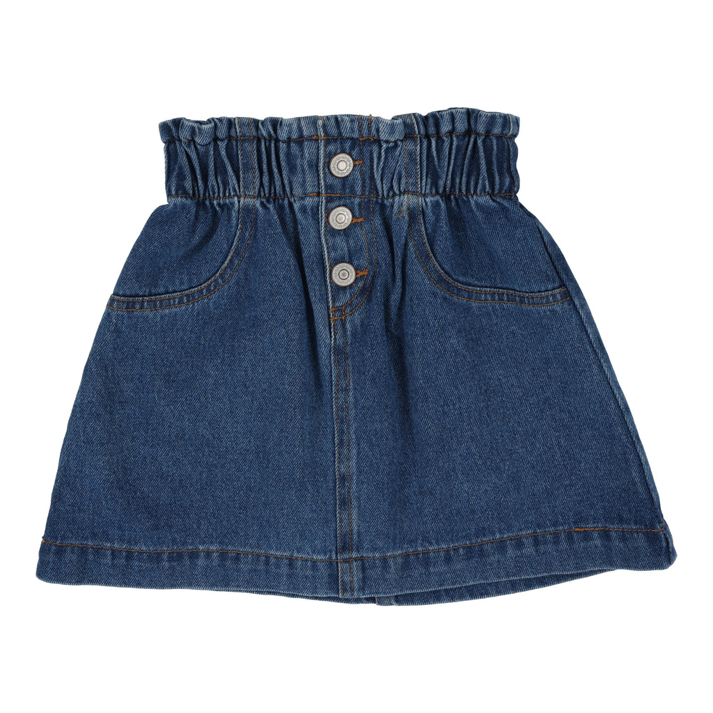 Lil Legs Denim Skirt- Blue