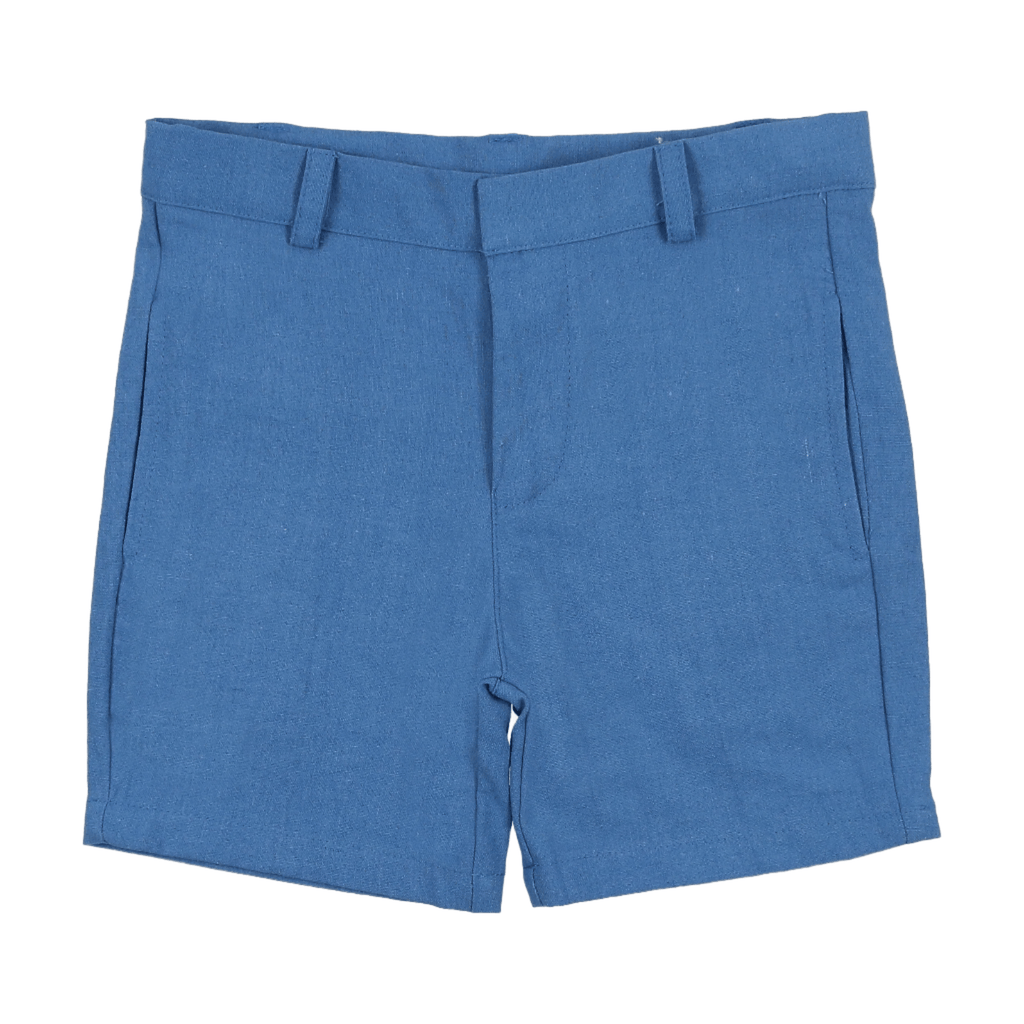 Sweet Threads shorts Jellybeanzkids Sweet Threads Ace Woven Shorts- Medium Blue