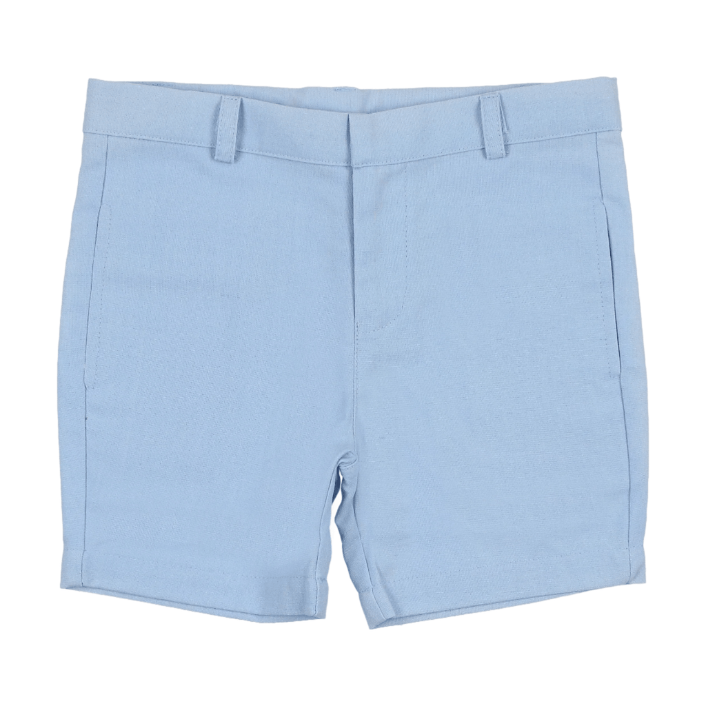 Sweet Threads shorts Jellybeanzkids Sweet Threads Ace Woven Shorts- Soft Light Blue