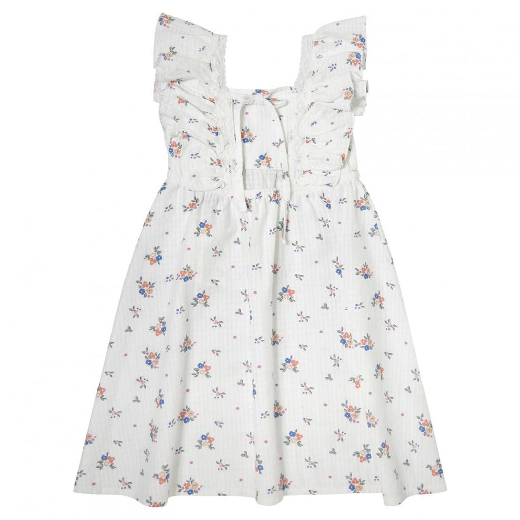 Tocoto Vintage Dress Jellybeanzkids Tocoto Flower Ruffled Dress