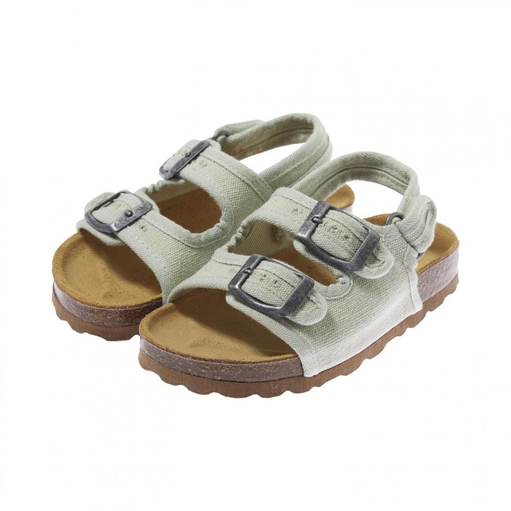 Tocoto Vintage Shoes Jellybeanzkids Tocoto Canvas Sandals-Green