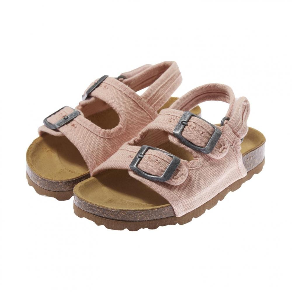 Tocoto Vintage Shoes Jellybeanzkids Tocoto Canvas Sandals-Pink