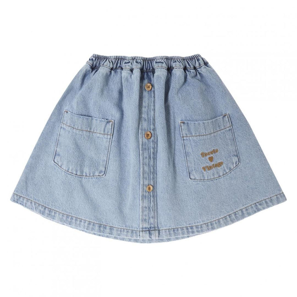 Tocoto Vintage Skirt Jellybeanzkids Tocoto Blue Denim Skirt