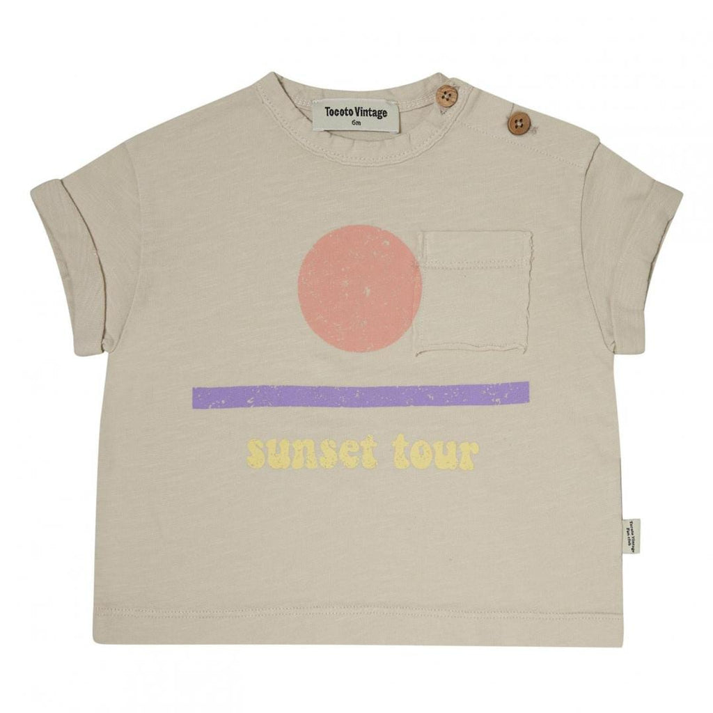 Tocoto Vintage T-shirt Jellybeanzkids Tocoto Sunset Tour T-Shirt