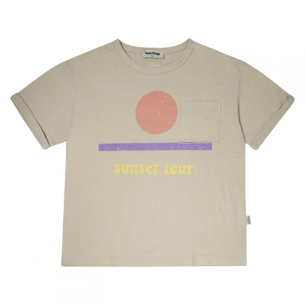 Tocoto Vintage T-shirt Jellybeanzkids Tocoto Sunset Tour T-Shirt