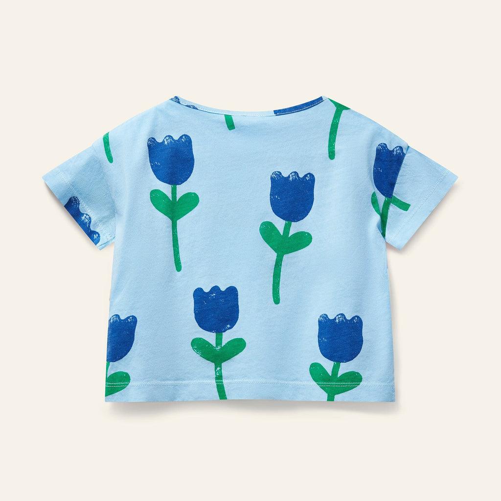 Wynken T-shirt Jellybeanzkids Wynken Mini Kite Tee-Bird Blue