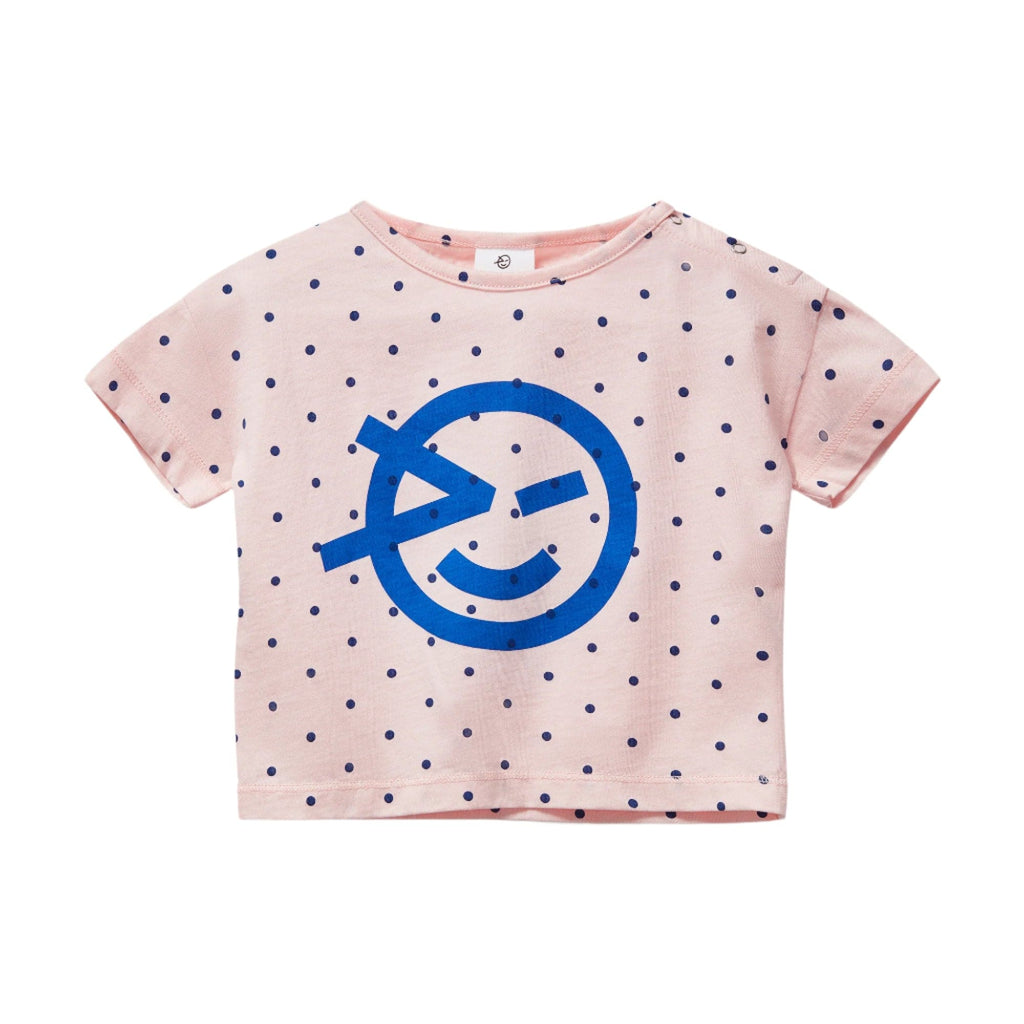 Wynken T-shirt Jellybeanzkids Wynken Mini Polka Tee-Pale Pink