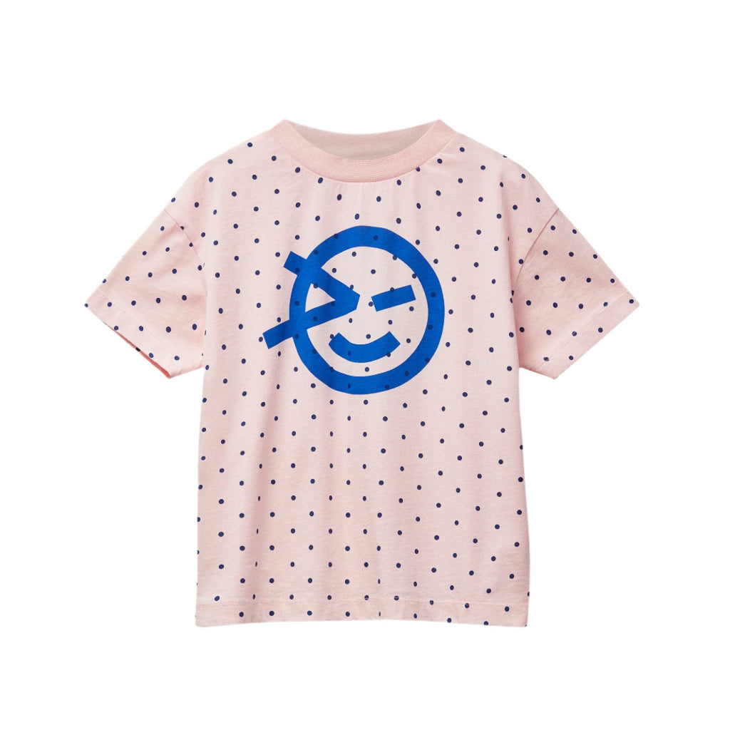 Wynken T-shirt Jellybeanzkids Wynken Polka Tee-Pale Pink