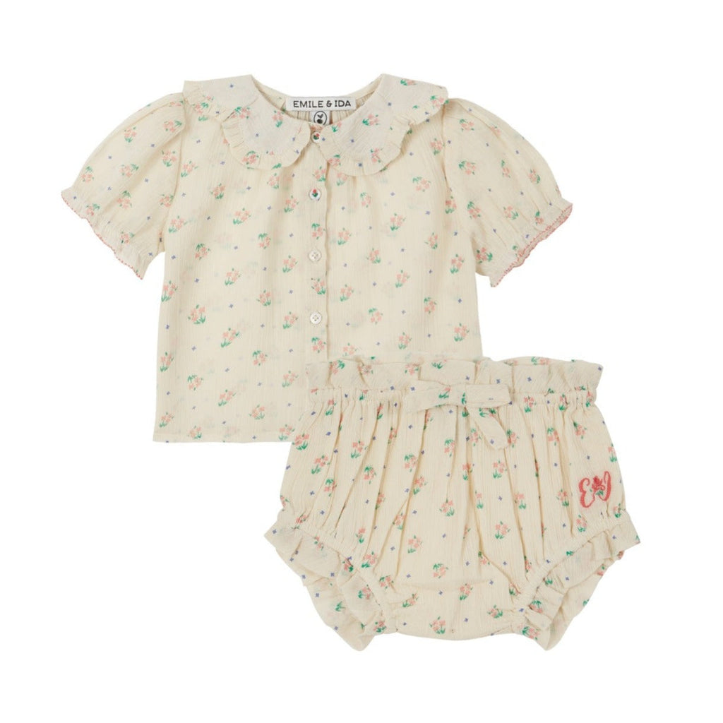 emile et ida 】BABY RIBJUMPSUIT 18M アウトレットの商品一覧 ベビー